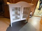 Brocante serviesdeel buffetkast wit krijtverf, Huis en Inrichting, Kasten | Buffetkasten, Ophalen, 200 cm of meer, 25 tot 50 cm