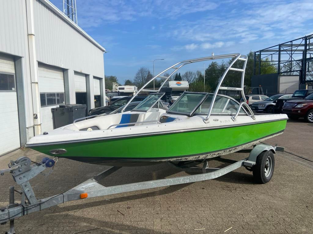 Moomba Java Outback Skiboot 2008 - Project met trailer, Watersport en Boten, Speedboten, Ophalen, Gebruikt, Binnenboordmotor, 200 pk of meer