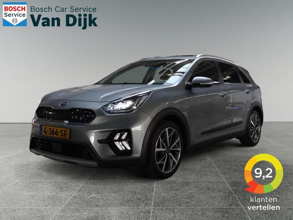 Kia Niro 1.6 GDi Hybrid ExecutiveLine Leder/schuifdak/trekh, Gebruikt, Verwarming stoelen achter, 1390 kg, SUV of Terreinwagen