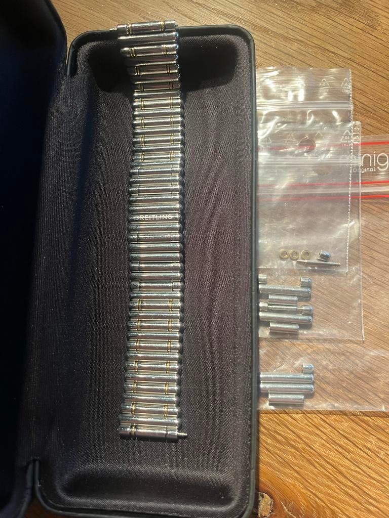 Breitling Rouleaux band goud/staal - Nieuw, Sieraden, Tassen en Uiterlijk, Horloges | Heren, Staal, Breitling, Polshorloge, Nieuw