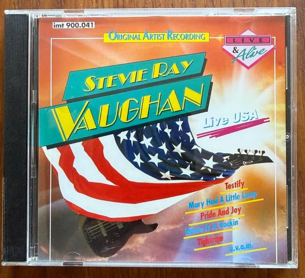 Stevie Ray Vaughan- Live USA cd, Ophalen of Verzenden, 1980 tot heden, Zo goed als nieuw, Blues