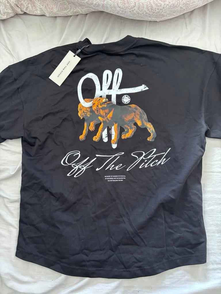 Off The Pitch T-shirt – Nieuw met label, Kleding | Heren, T-shirts, Ophalen of Verzenden, Nieuw, Maat 52/54 (L), Zwart