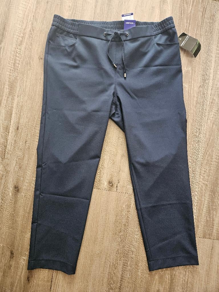 Broek pantalon donkerblauw Frank Walder Brenda 46 XL NIEUW, Kleding | Dames, Blauw, Maat 46/48 (XL) of groter, Nieuw, Ophalen of Verzenden