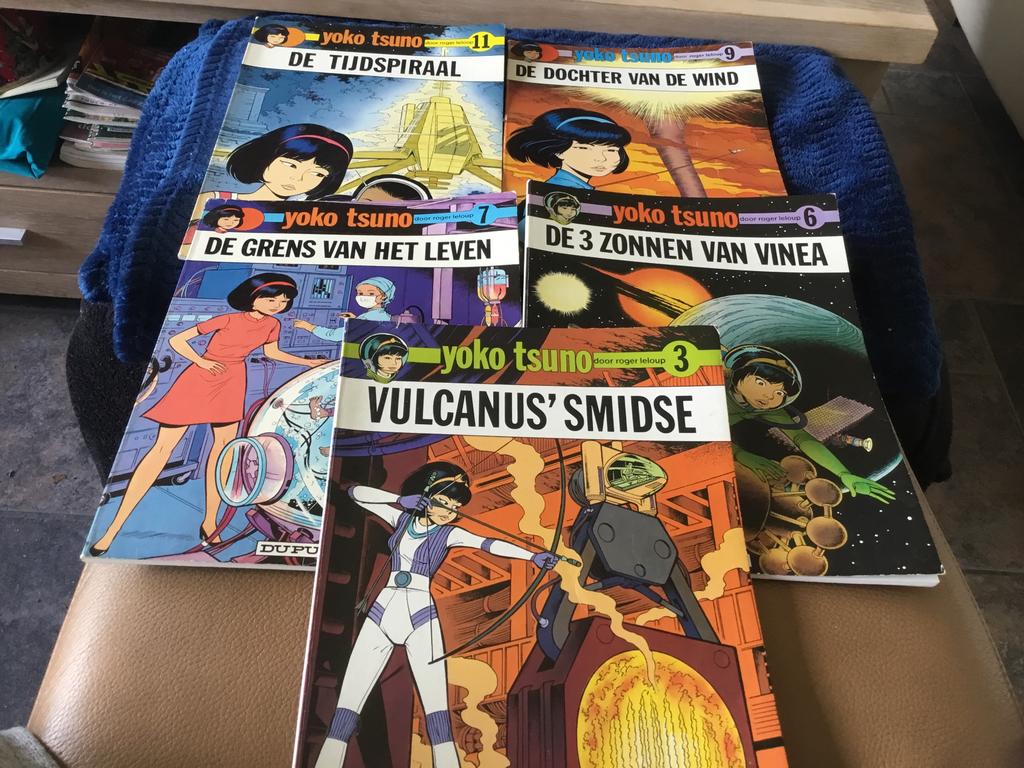 5 stripboeken van yoko tsuno 1981 dupuis, Boeken, Meerdere stripboeken, Ophalen, Zo goed als nieuw