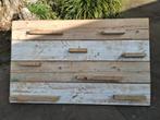 Groot steigerhouten wandbord. Leuk voor souveniers/foto's, Doe-het-zelf en Verbouw, Hout en Planken, Ophalen, Minder dan 25 mm