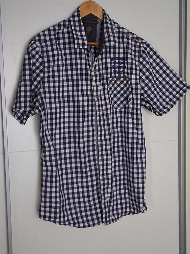 Vanguard Overhemd maat XL, Kleding | Heren, Grote Maten, Ophalen of Verzenden, Zo goed als nieuw, Blauw