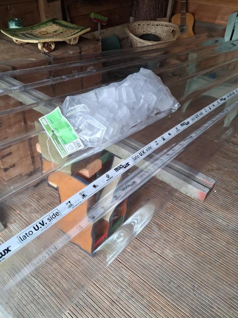 Polycarbonaat dakplaten, Ophalen, Nieuw, Kunststof, Plinten