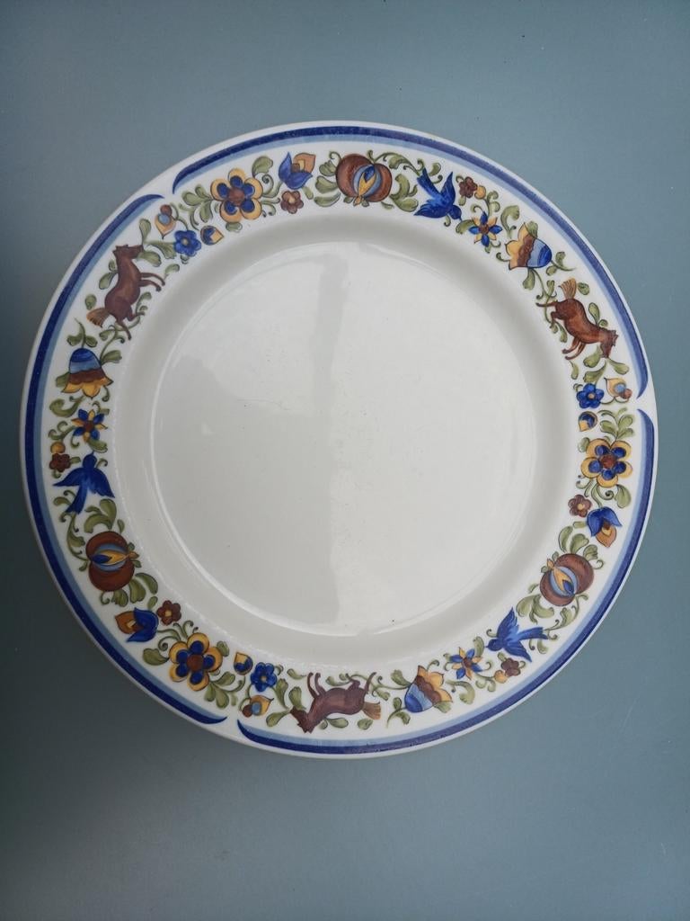 ontbijtbordje Villeroy & Boch Troubadour, Antiek en Kunst, Ophalen of Verzenden