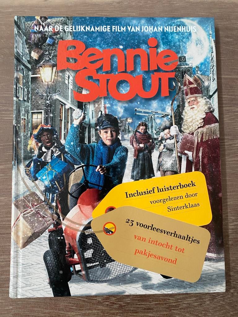 Bennie Stout Boek + Luisterboek (film van Johan Nijenhuis), Boeken, Sprookjes en Fabels, Ophalen of Verzenden, Zo goed als nieuw