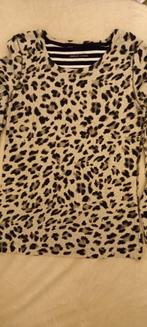 Longsleeve met luipaardprint Marccain Sports nr. 3 38, Maat 38/40 (M), Beige, Ophalen of Verzenden, Zo goed als nieuw