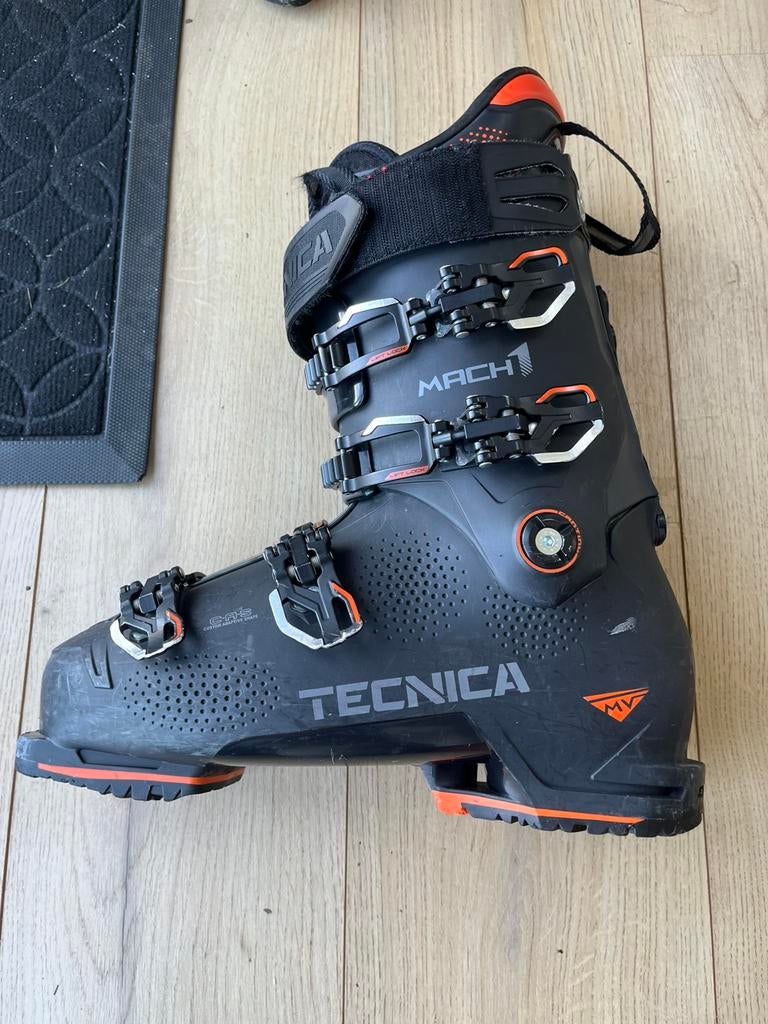 Tecnica skischoen 44,5, Overige merken, Gebruikt, 100 tot 140 cm, Schoenen