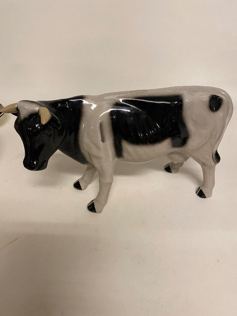 Spaarpot keramiek bonte koe, Gebruikt, Steen, Aardewerk of Keramiek, Onbekend, Ophalen of Verzenden