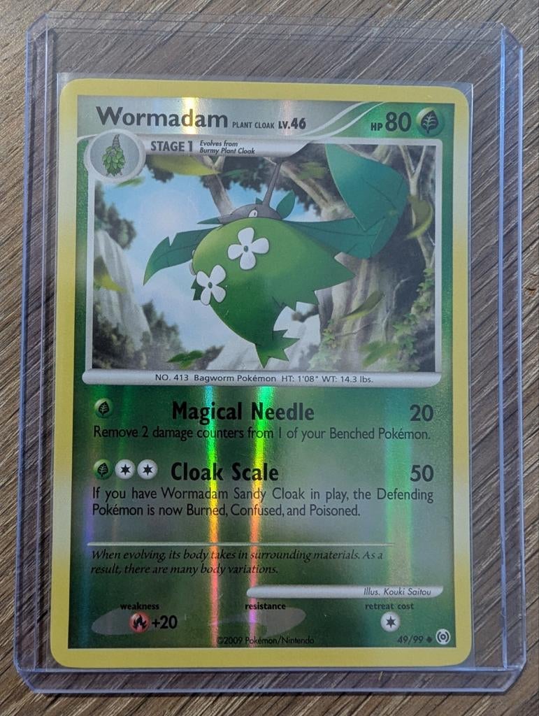 Wormadam uit Platinum Arceus 49/99 Reversed Foil, Ophalen of Verzenden, Zo goed als nieuw, Losse kaart, Foil