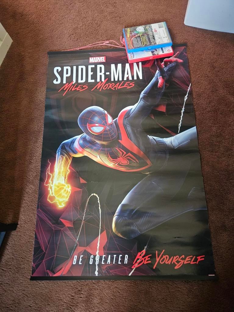 Spiderman Miles Morales Poster - Groot Formaat, Ophalen of Verzenden