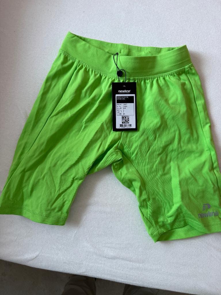 Newline, running tight, maat S, neon groen,, Maat 48/50 (M), Zwart, Nieuw, Ophalen of Verzenden