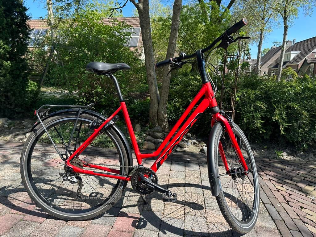 Rode Koga f3, framemaat 53, 28 inch, Gebruikt, Velgrem, Ophalen of Verzenden