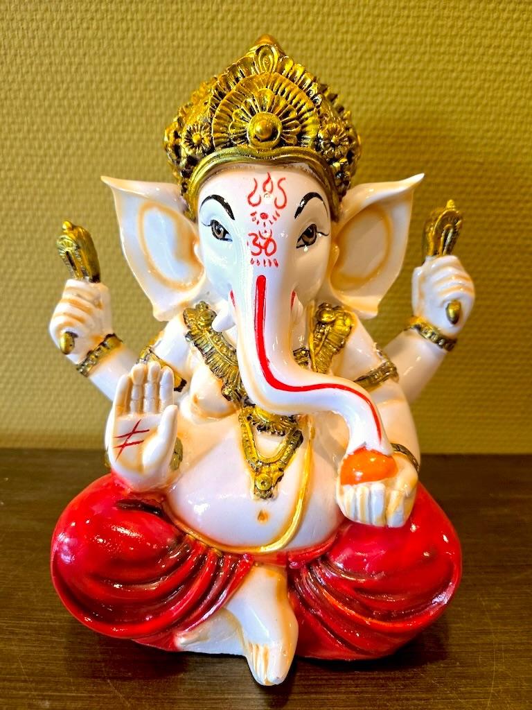 GROOT GANESHA BEELD FULL COLOR 30 CM!, Verzamelen, Beelden en Beeldjes, Ophalen of Verzenden, Nieuw, Religie