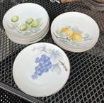 10x Bavaria porseleinen schoteltjes met fruitmotief, Gebruikt, Ophalen of Verzenden, Bord(en), Overige stijlen