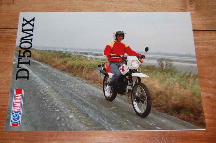 Yamaha DT50MX uitgave 1983, Fietsen en Brommers, Handleidingen en Instructieboekjes, Zo goed als nieuw, Ophalen of Verzenden