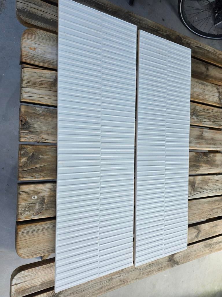 7 Toilettegels 99x32cm - Achterwand Toilet, Doe-het-zelf en Verbouw, Tegels, Ophalen, 60 cm of meer, Nieuw, Minder dan 5 m²