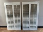 Set van 2 shutters - 82x154,5 cm per shutter - kleur wit, Ophalen, Gebruikt