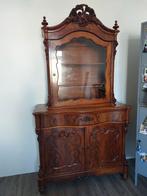 Mahonie vitrinekast, bonheur, Ophalen