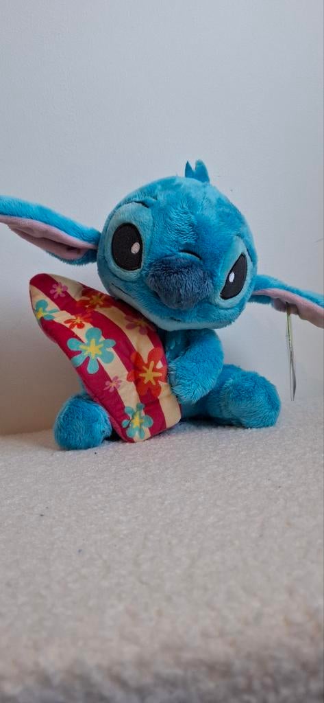 Disney Stitch Knuffel met Surfplank, Verzamelen, Ophalen of Verzenden, Overige figuren, Zo goed als nieuw, Overige typen
