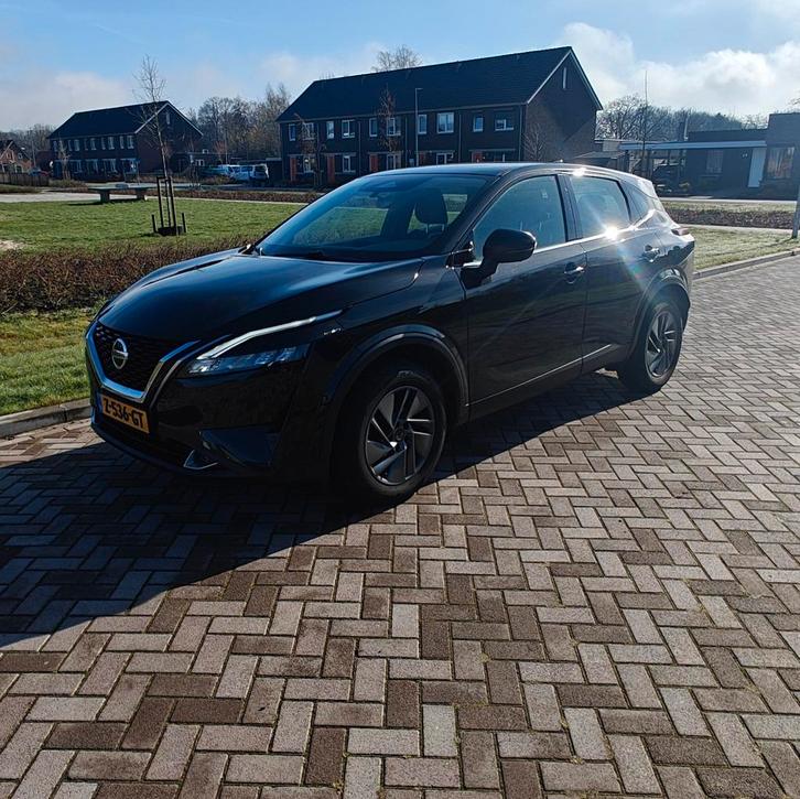Nissan Qashqai 1.3 MHEV Acenta 140pk 2022 Zwart, Auto's, Nissan, Particulier, Qashqai, 360° camera, Achteruitrijcamera, Adaptieve lichten