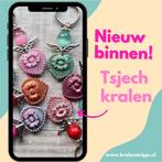 Tsjechische glaskralen – table cut en pressed beads, Verzenden, Nieuw, Kraal