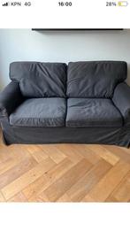 IKEA Ektorp 2-zitsbank met zwarte hoes, Ophalen, Gebruikt, 150 tot 200 cm, Tweepersoons