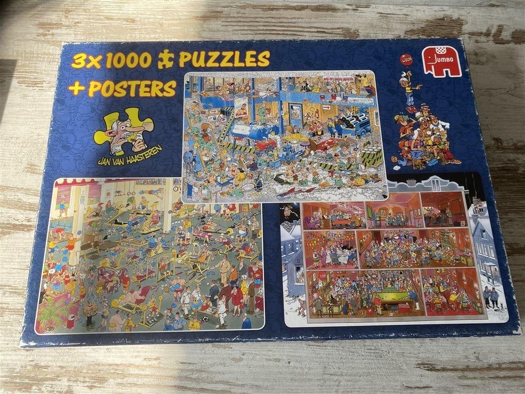 Jan van haasteren - the big leak at the gym grand cafe [s390, Hobby en Vrije tijd, Denksport en Puzzels, Ophalen of Verzenden