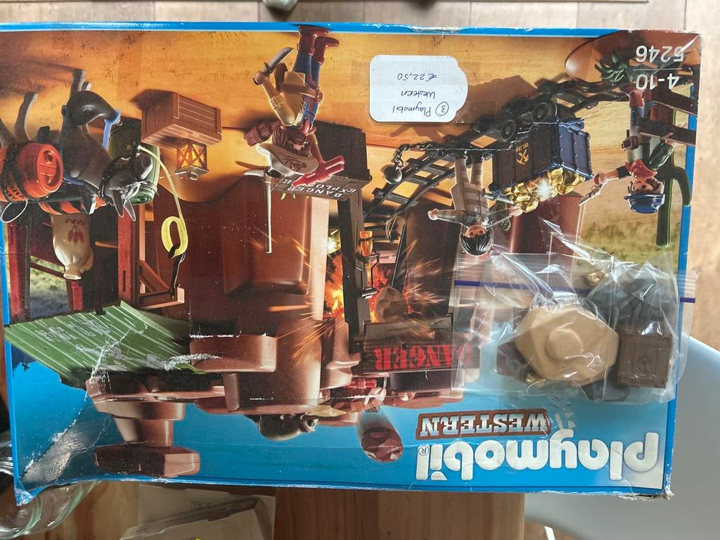 Playmobil Western Mijn met Spoorlijn en Figuren, Ophalen, Gebruikt, Complete set