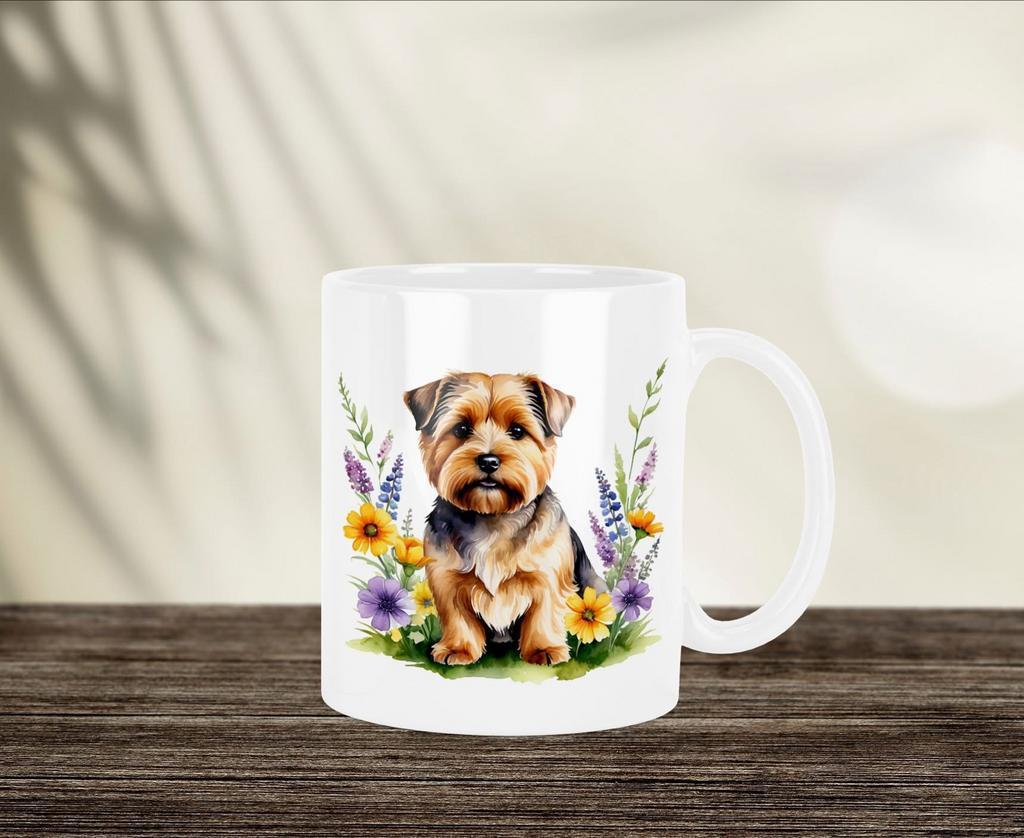 Norfolk Terriër mok, Verzenden, Nieuw, Overige stijlen, Kop(pen) en/of Schotel(s)