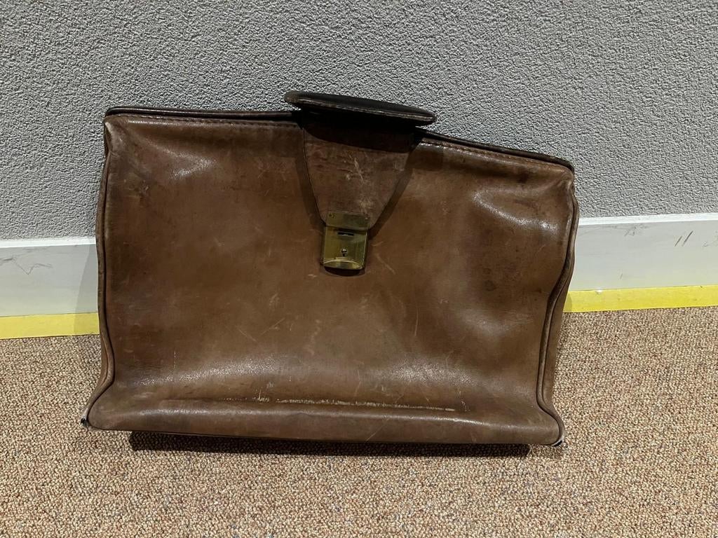 Vintage koffers 2 stuks, Gebruikt, Ophalen of Verzenden, Minder dan 35 cm, Minder dan 50 cm