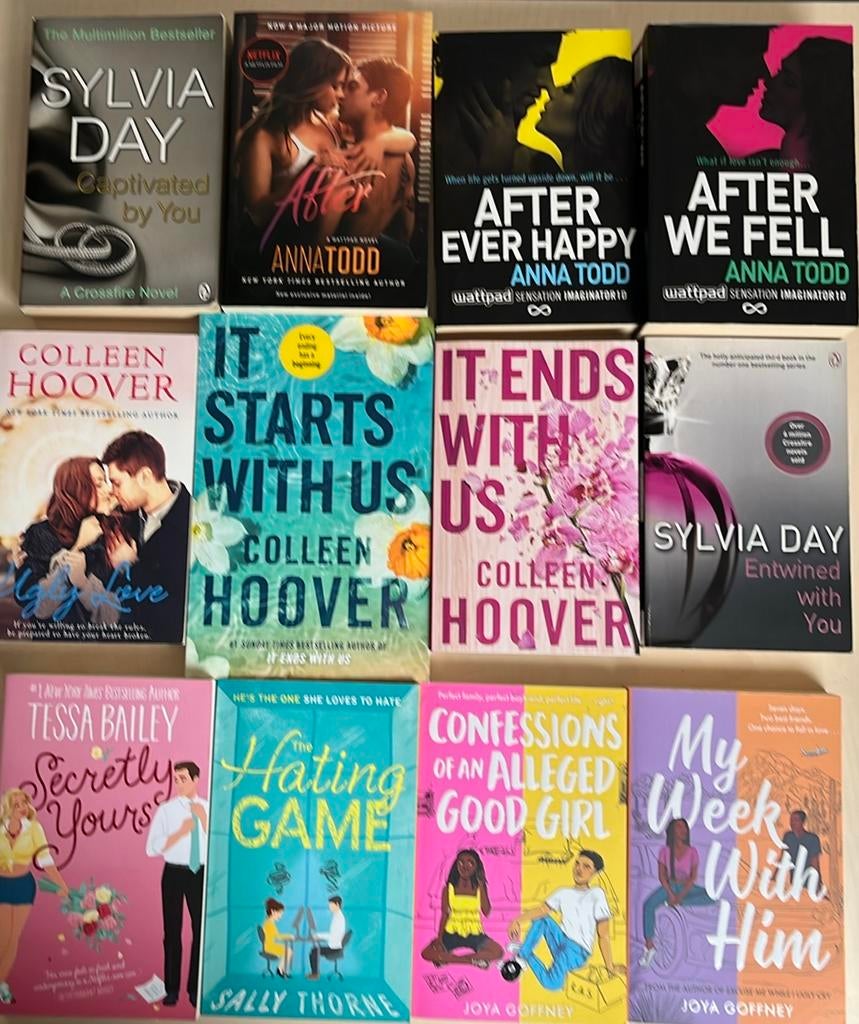 Romans, Engels, Sylvia Day, Anna Todd, Colleen Hoover, Boeken, Ophalen of Verzenden, Zo goed als nieuw, Nederland