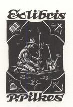 0191 Ex Libris Nederland : Nico Bulder, z.j., Verzenden