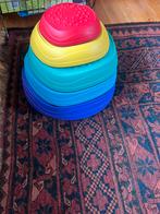 Stapelstenen kleur regenboog speelgoed stepping stones, Kinderen en Baby's, Ophalen, Zo goed als nieuw