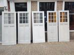 Binnendeur jaren 20/30 art deco set, Doe-het-zelf en Verbouw, Deuren en Horren, Ophalen, Gebruikt, Binnendeur, Glas