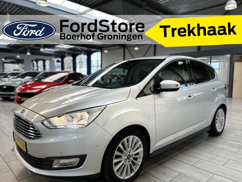 Ford C-MAX Ecoboost 125pk Titanium | Dealer onderhouden | Tr, Auto's, Ford, Gebruikt, Origineel Nederlands, Handgeschakeld, 3 cilinders