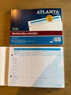 Werkbriefjes wekelijks - 22 stuks, Ophalen of Verzenden, Nieuw