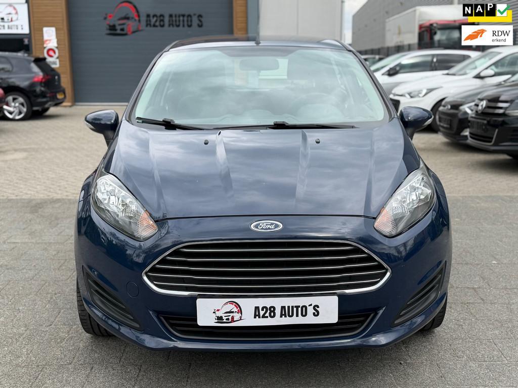 Ford Fiesta 1.0 Style | Airco | NAP | APK bij afleveren, Auto's, Ford, Euro 5, Stof, 525 kg, Blauw