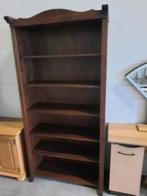 Eiken boekenkast met schappen, Ophalen, Met plank(en), Gebruikt, Eikenhout