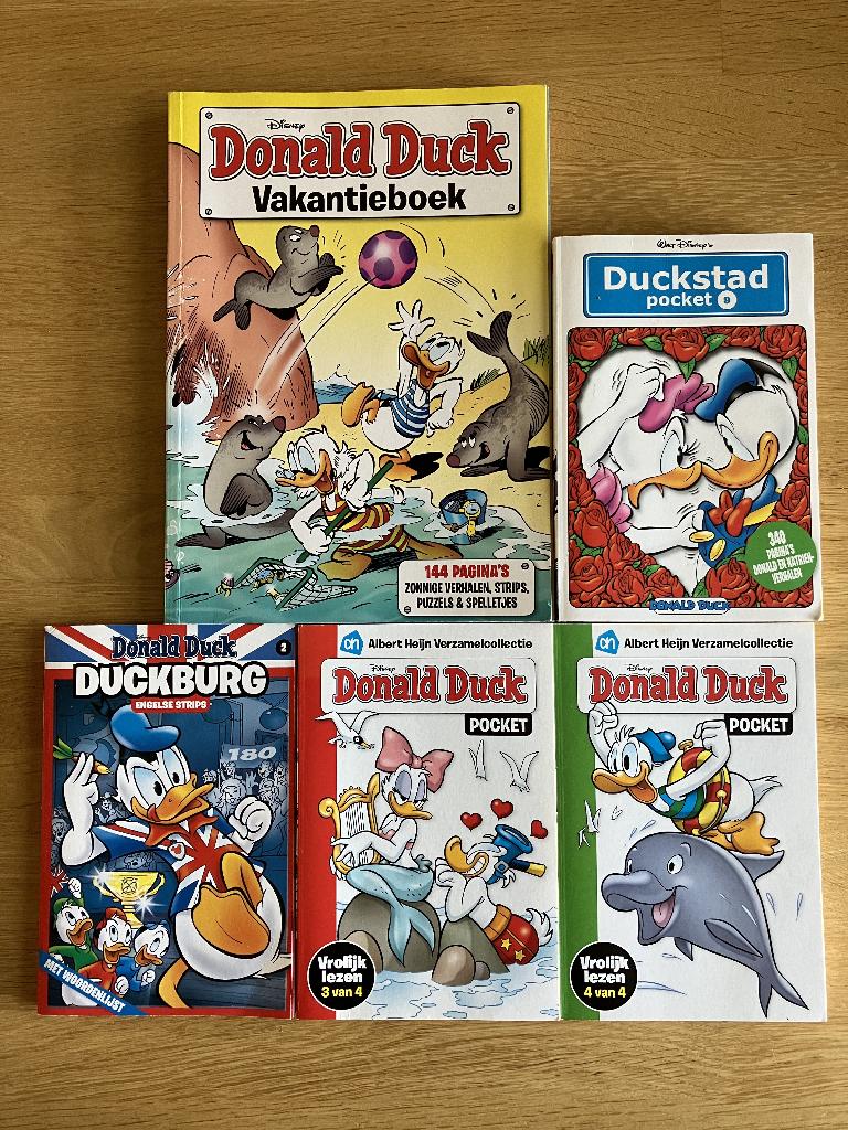 5x Donald Duck Pocket / Vakantieboek, Meerdere stripboeken, Ophalen of Verzenden, Zo goed als nieuw