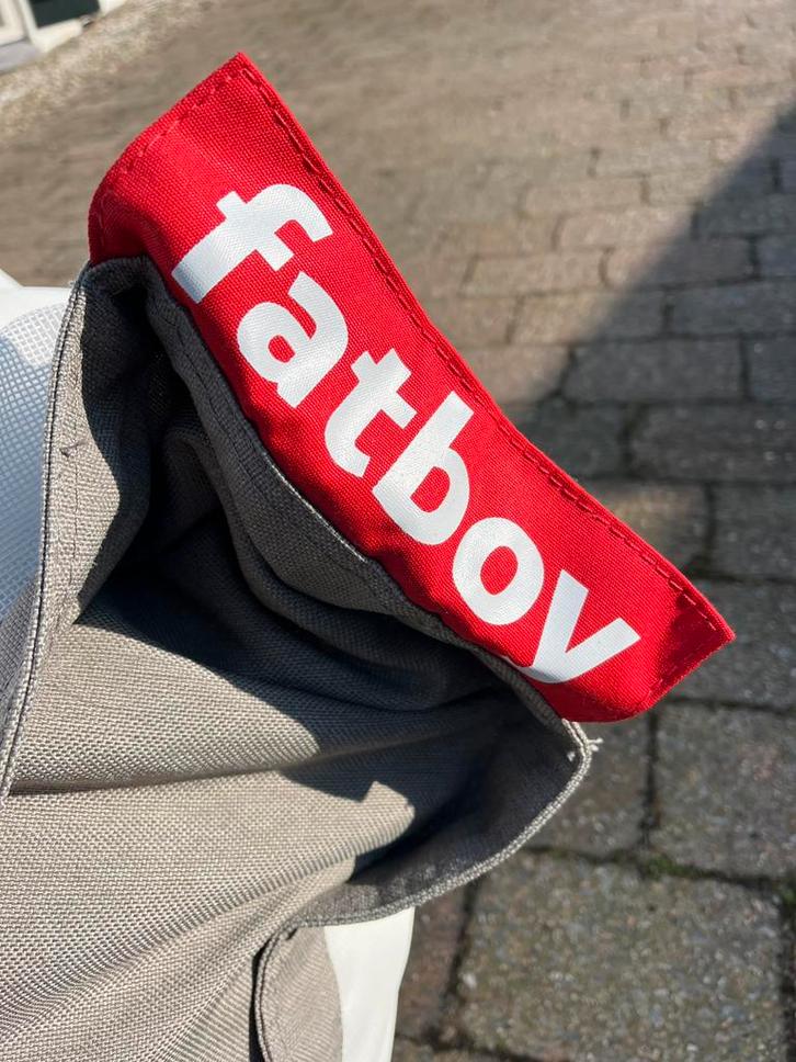 Originele Fatboy Floatzak, Huis en Inrichting, Zitzakken, Zo goed als nieuw, Zitzak, Grijs, Ophalen
