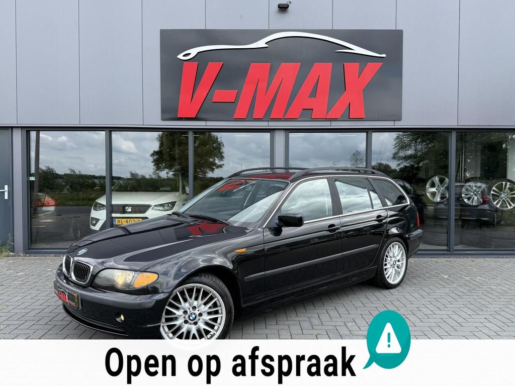 BMW 320i 2.2 Touring Executive Leder Xenon Stoelvw Trekhaak, Auto's, BMW, 2171 cc, Gebruikt, Zwart, Zwart