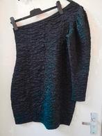 Feestjurk Jurk  maat 40 / 42, Ophalen of Verzenden, Zo goed als nieuw, Zwart, Boven de knie