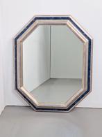 Vintage hexagon spiegel hout zilver zeshoek schleiper ’60, N, N, Ophalen of Verzenden, Zo goed als nieuw