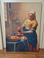 Canvas Schilderij 'Het Melkmeisje' van Johannes Vermeer, Ophalen