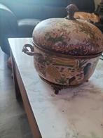 Decoratieve Satsuma Stijl Pot met Deksel en Handvatten, Antiek en Kunst, Antiek | Porselein, Ophalen of Verzenden