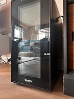 Wijnklimaatkast Primo PR170WK - 10 flessen, 28L, LED, Witgoed en Apparatuur, Koelkasten en IJskasten, Ophalen, Zonder vriesvak